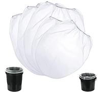Cpolebev 30 Pieces Paint Strainer Bags 20Pcs 5 Gallon White Fine Mesh Filters Bag 10Pcs1 Gallon Paint Filter Bag for Paint