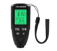 Cpolebev -300MINI Coating Thickness Gauge Portable Coating Thickness Gauge 0-2000UM Measuring Paint Tools Black