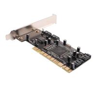Cpolebev 3114 Array Card SATA Expansion Card 4-Port Expansion PCI to SATA Conversion Card