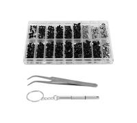 Cpolebev 355Pcs PC Screws Assorted Set M2 M3 M2.5 Computer Screws HDD M.2 SSD Screws for Universal Laptop PC Computer Repair