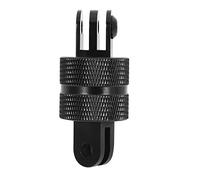 Cpolebev 360 Degree Rotating Swivel Pivot Arm Mount Adapter for Hero 3 3+ 4 Camera Black
