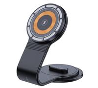 Cpolebev 360 Degree Rotation Adjustable Magnetic Car Phone Holder Wireless Charging Panel Magnet Suction Mobile Phone Bracket