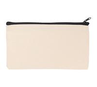 Cpolebev 36Pcs Canvas Zipper Bag Pencil Case Cosmetic Bag Blank Bag DIY Craft Bag Cosmetic Bag Cosmetic Bag DIY Craft School