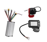 Cpolebev 36V 350W Folding Scooter Controller Kit Electric Scooter Controller LCD Display Easy to Install