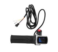 Cpolebev 36V Electric Bicycle Scooter Speed Throttle Grip LCD Display with Switch EBike Twist Throttle Accelerator Handlebar Grip