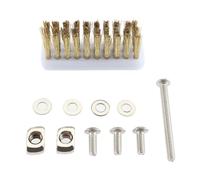 Cpolebev 3D Printer Cleaner Tool Nozzle Cleaning Brush Kit Copper Wire Toothbrush for 2.4/Trident Hotend Cleaning Nozzle