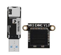 Cpolebev 3D Printers Accessory Fast Printing Machine Memory Expansion Card MKS EMMC 32G MKS EMMC-ADAPTER V2 Card Reader