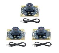 Cpolebev 3Pcs 100 Degree Camera Module 1MP OV9732 1280x720 USB Free Driver Manual Focus with 0.5 Meter Cable for WinXP/7/8/10