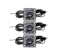 Cpolebev 3PCS 100 Degree Camera Module 1MP OV9732 1280x720 USB Free Driver Manual Focus, with 2 Meter Cable for WinXP/7/8/10