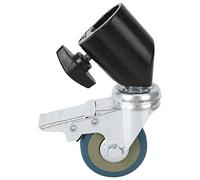 Cpolebev 3PCS 22mm Photo Studio Universal Caster Wheel Tripod Pulley Heavy Duty for Light Stands/Studio Boom