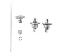 Cpolebev 3Pcs All Metal Differential Main Axie Drive Shaft Gears Set for 9125 RC Car Upgrade Parts Accessories
