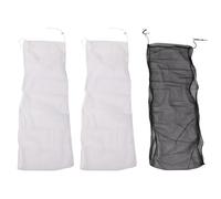 Cpolebev 3Pcs Large Adjustable Bird Cage Cover Seed Catcher Universal Birdcage Nylon Mesh Net Cover Soft Skirt Guard