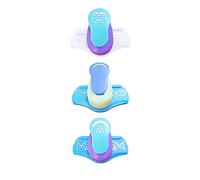 Cpolebev 3Pcs Round Label Punching Craft Hole Punch Corner Paper Punch Shapes Set Edge Paper Punch Lever Action Craft Puncher