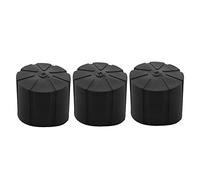 Cpolebev 3Pcs Waterproof Silicone Universal Lens Cap Cover for 65-90mm DSLR Camera Lenses