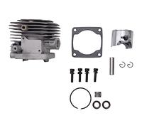 Cpolebev 4 Bolt 32Cc Engine Cylinder Kit for Rovan Zenoah Engine for 1/5 Km Rv Baja 5B 5T 5Sc Rc Car Parts