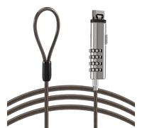 Cpolebev 4 Digital Universal Lock USB Laptop Security Cable Lock for Computer