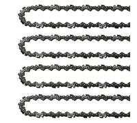 Cpolebev 4 Pack 14 Inch Chainsaw Chain Set Kit 52 Drive Links, 0.05In Gauge, 3/8Inch LP Pitch, 14-Inch Replacement Chainsaw Chains Low Set Kit