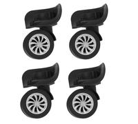 Cpolebev 4 Pack Replacement Luggage Suitcase Spinner Wheels Universal Swivel Wheel Suitcase Spinner Wheels for Luggage