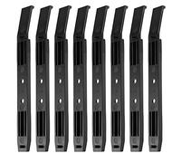 Cpolebev 4 Pairs Hard Drive Rails Chassis Cage Accessories Drive Bay Slider Plastic Rails for 3.5 to 5.25 Hard Drive Tray