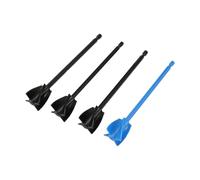 Cpolebev 4 Pcs Epoxy Mixer Attachment for Drill Reusable Paint and Resin Mixer Paddle to Mix Epoxy Resin Paint