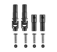 Cpolebev 4 Pcs Metal Front Axle Drive Shaft Rear Axle Shaft for C14 C24 C34 B14 B24 B36 MN D90 MN99S RC Car Upgrade Parts