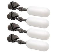 Cpolebev 4 Piece Plastic Water Filter Float Ball Valve with Adjustable Arm for Water Tank Pool