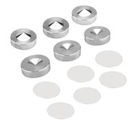 Cpolebev 4 Set 23.5mm Stainless Steel HiFi Audio Speaker Isolation Spike Stand Feet Pads Base Easy Install