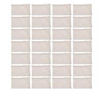 Cpolebev 40 Pcs Canvas Pencil Pouch Zipper Makeup Bags Blank Craft DIY Bags Multipurpose Toiletry Stationary Storage Bags(Beige)