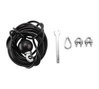 Cpolebev 400cm Home Gym Fitness LAT Pulldown Cable Replacement, Adjustable Length for Pulley System Cable Machine