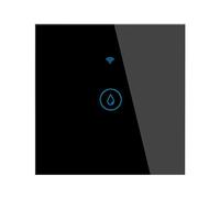 Cpolebev 40A Tuya Smart WiFi Water Heater Boiler Touch Switch Air Conditioner Light Timing EU Wall App for Home Black