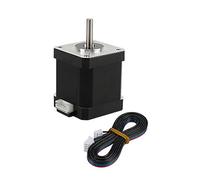 Cpolebev 42 Stepper Motor Height 48mm Motor with 1000XH2.54 Cables for 3D Printer Extruder CNC Spare Parts Parts -Black