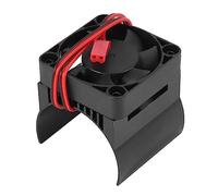 Cpolebev 42mm Motor Cooling Fan Heat Sink for 1/10 E- E- Summit Arrma 1/8 Kraton Talion RC Car,Black