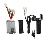 Cpolebev 48V 1000W Electric Scooter Brushed Controller Motor+Throttle Twist Grip Kit Replacement for Electric Scooter Bicycle E-Bike