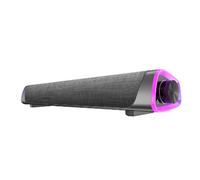 Cpolebev 4D Computer Speaker Bar Stereo Sound Subwoofer Bluetooth Speaker for Laptop Notebook PC Music Player (Black)