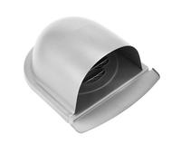 Cpolebev 4Inch 100mm Waterproof Stainless Steel Vent Vent Hood Anti- Exhaust Extractor for Wall Air Outlet Cover,B