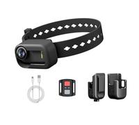 Cpolebev 4K 30Hz Pet Collar Camera, Animal Vlog Camera Mini Action Camera for Video Records Dog Collar Camera