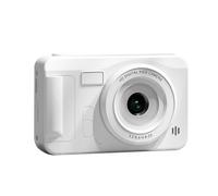 Cpolebev 4K Digital Camera 44 Megapixels HD Photography CCD Travel Selfie Pocket Students Campus Selfie Camera White