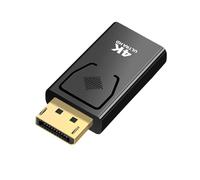 Cpolebev 4K Dp to -Compatible Video Adapter Displayport Male to -Compatible Computer TV Monitor Converter for PC TV Easy to Use