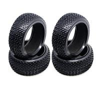 Cpolebev 4Pcs 109mm 1/8 RC Off-Road Car Rubber Tire Tyre for Redcat MP9 Hobao Upgrade Parts