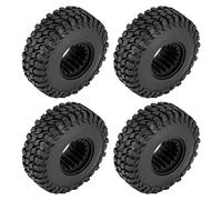 Cpolebev 4PCS 55X18Mm Soft Tires Tyre for 1/24 RC Crawler Car Axial SCX24 90081 AXI00002 Upgrade Parts