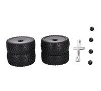 Cpolebev 4Pcs 85mm Tires Wheel Tyre for 144001 124019 104001 RC Car Upgrade Parts 1/10 1/12 1/14 Scale Off Road,B