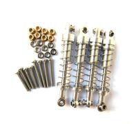 Cpolebev 4Pcs Damper for C14 C24 MN D90 D91 D99S RC Car Accessories,Silver