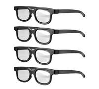 Cpolebev 4Pcs Polarized Passive 3D Glasses for Cinema IMIX Screen