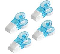 Cpolebev 4PCS Portable Pill Taker Remover, Pill Dispenser No Contact Easy to Take Out Pills Tool,Medication Dispenser Easy to Use