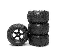 Cpolebev 4Pcs Rubber Tire Wheel Tyre for 9300 9310 PXtoy 9300 9302 9303 9304 1/18 RC Car Spare Parts Accessories