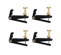 Cpolebev 4pcs Violin Fine Tuner Adjuster with Copper Plating Screws for 3/4 4/4 Size Violin Accessories