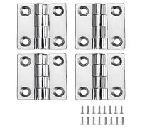 Cpolebev 4Piece Heavy Duty Stainless Steel Boat Hinges (50Mm X 50 Mm) Marine Grade Hinges