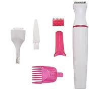 Cpolebev 5 in 1 Hair Removal Shaver Female Electric Shaving Machine Trimmer for Eyebrow Face Underarm Bikini Hair Removal
