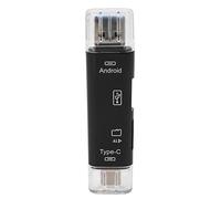 Cpolebev 5-in-1 Multifunctional OTG Card Reader Micro-SD/SD Card/USB Reader Support TF Android Type-c Phone/Computer/Type-c Universal