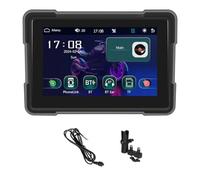 Cpolebev 5 Inch Motorcycle Wireless Carplay Android Auto Portable Smart Player Waterproof Motorcycle Display DVR, Without Camera